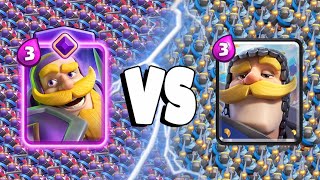 EVOLVED KNIGHT Vs KNIGHT - Clash Royale Battle