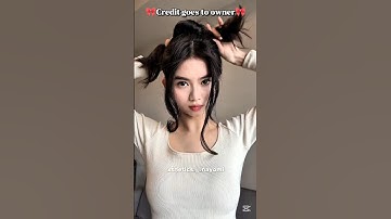 Try this hairstyle on Eid 🎀🌜#trending #aestheic #edit #hairstyle #korean #new #kpop #trend #xthetics