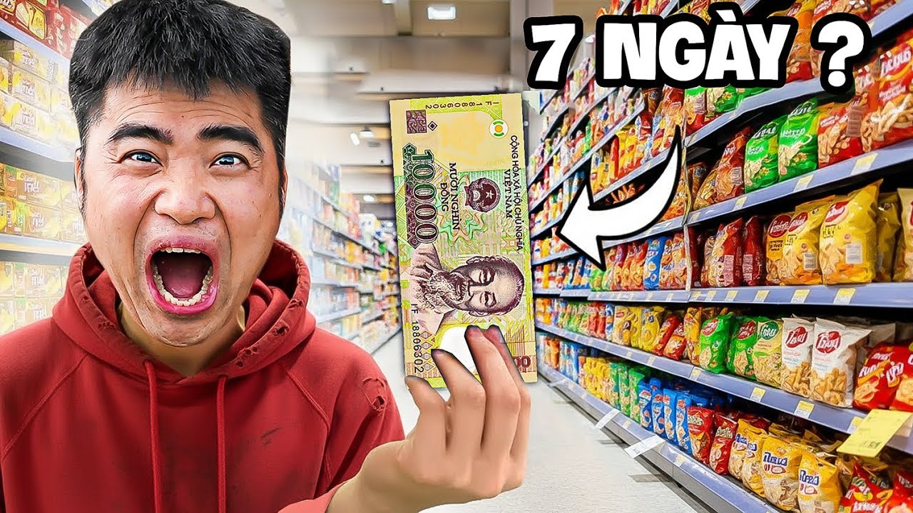 Gấu Đỏ TV - Thử Thách 7 Ngày Chỉ Với Bữa Ăn 10K – Ai Chi Tiêu Thông Minh Nhất ?