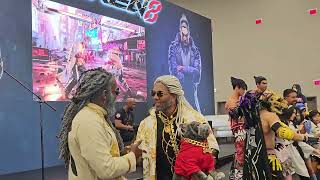 When 2 Leeroy Cosplayers Meet in the Wild #evo2023 #EVO #Tekken7 #Tekken8