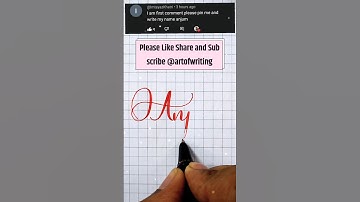 ✨ Anjum ✨ Elegant & Stunning Calligraphy Art! ✒️ #Shorts #shortsfeed #anjum #calligraphy