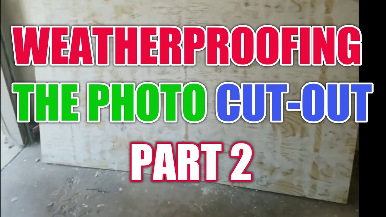 How to make a Christmas photo prop with face cut out, video 4. - YouTube