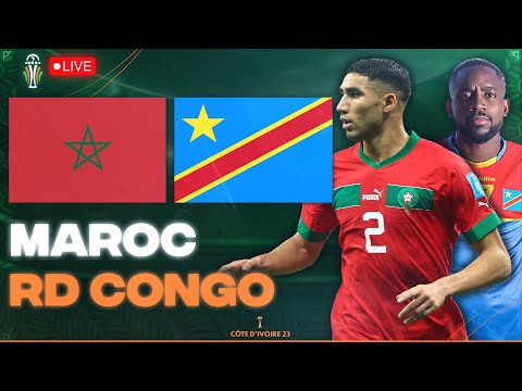 🔴🇲🇦🇨🇩 MAROC - RD CONGO LIVE / 🔥🇲🇦DIMA MAGHRIB! / LA REVANCHE DE LA CDM! / CAN 2024 / CAN 2023 / CAN