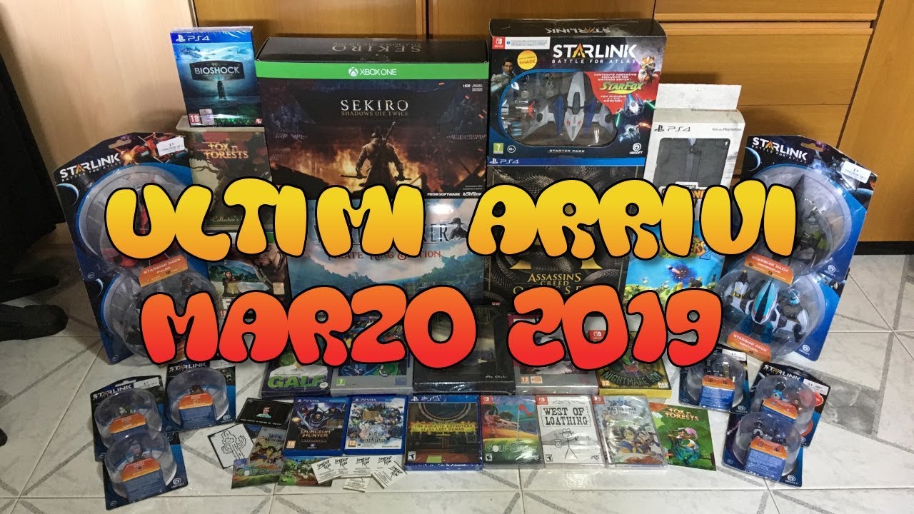 Collezione Videogames: Ultimi Arrivi Marzo 2019
