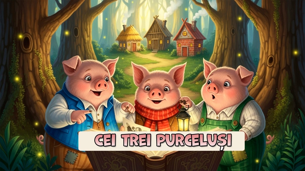 Cei Trei Purceluși 🐷 Poveste Audio de Noapte Bună | Cutia cu Povești