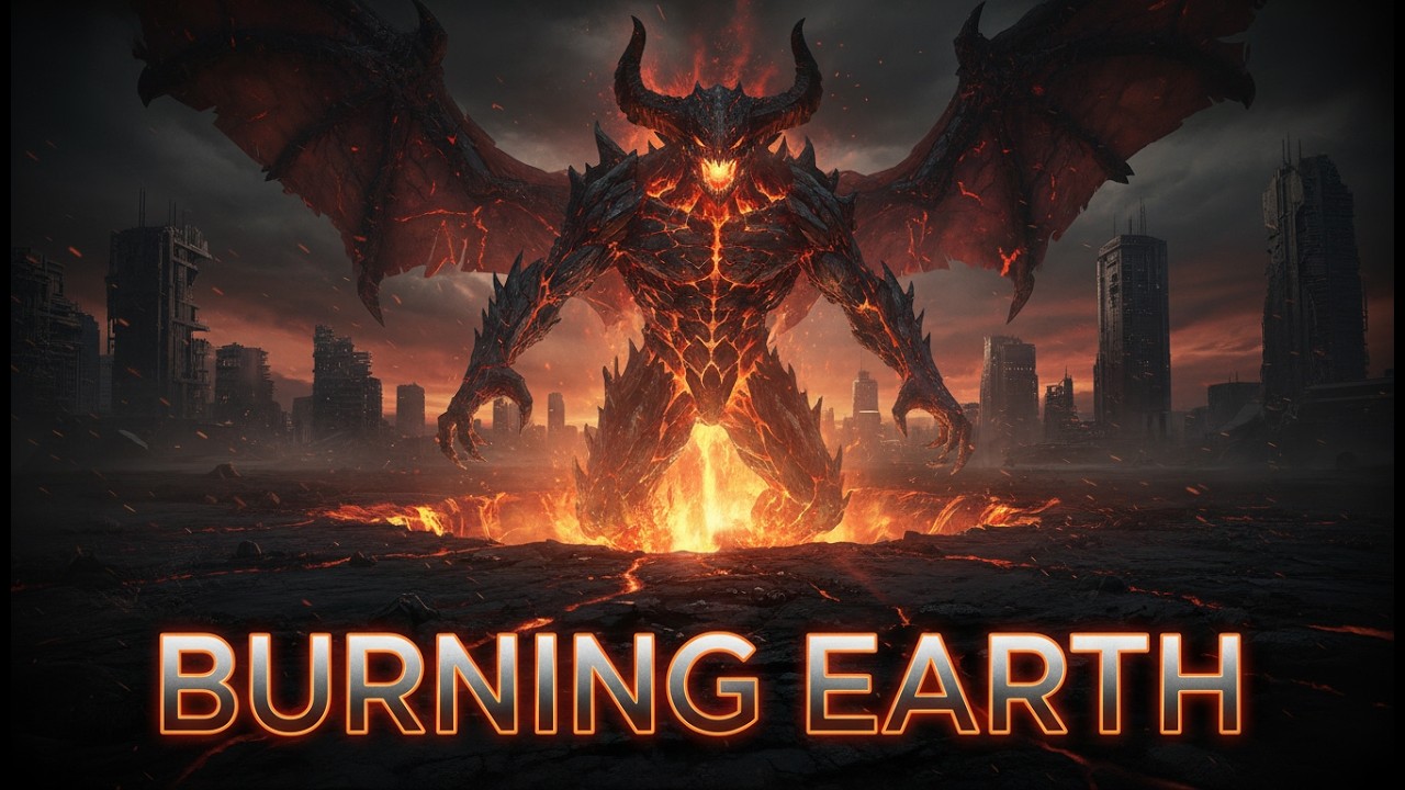 SCI-FI Epic: PREHISTORIC Fire Demon Resurrection | Burning Earth Apocalypse