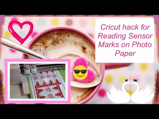 Cricut Print Then Cut Sensor Mark Hack. It really works!! 