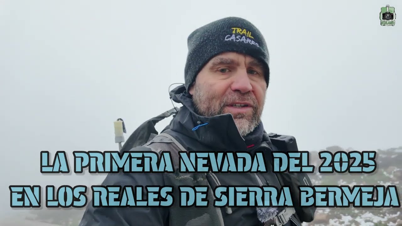 La primera nevada en #SierraBermeja #LosReales del 2025 (3 febrero 2025)
