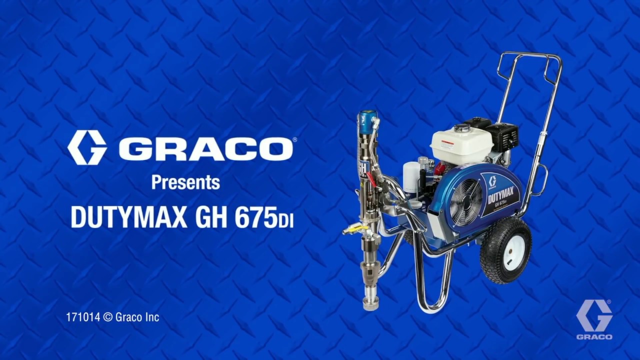 Graco Lançamento DutyMax GH 675 DI BR YouTube