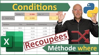 La méthode Python where dans les formules Excel