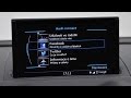 Audi MMI with Audi Connect interface in action