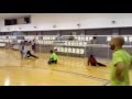 Partido de entrenamiento de  Goalball de la concentraciòn de la FADEC