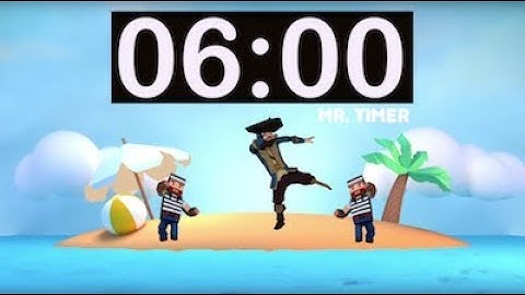 6 Minute Timer with Music! Timer for Kids, Kindergarten, Preschool, Classroom, Exercise, Homework!