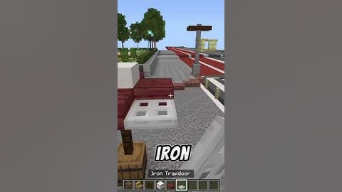 How to build a picnic table #minecraft #shorts #buildtips