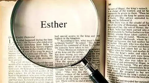 Meditation on the Book of 'Esther'