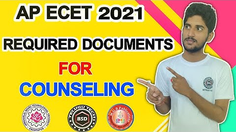 Ap Ecet 2021 Required documents for Counseling 2021 | ap diploma results | bsd ecet telugu tech