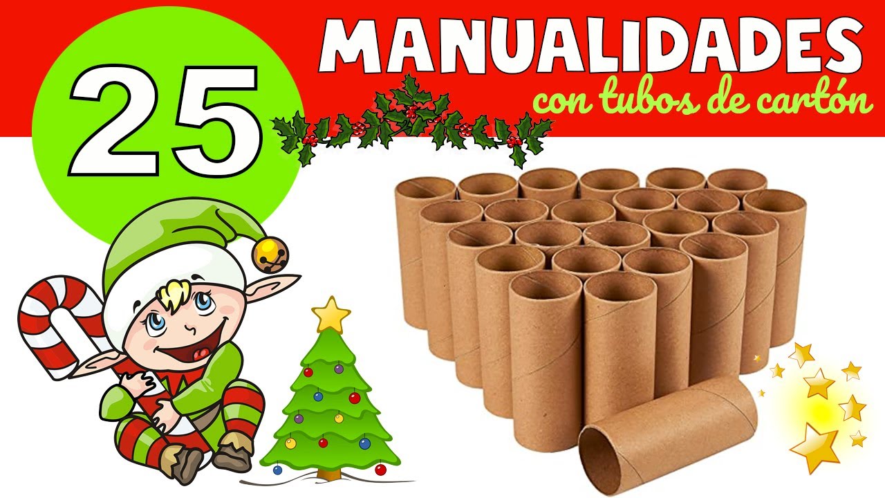 Recurso Preguntar Por favor mira 25 MANUALIDADES PARA NAVIDAD con tubos de cartón RECICLAJE - YouTube