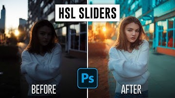 How to Use The HSL COLOUR PANEL in photoshop 2021