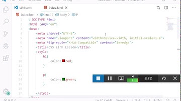 how to link css to html file របៀបភ្ជាប់លីង HTML ជាមួយ CSS