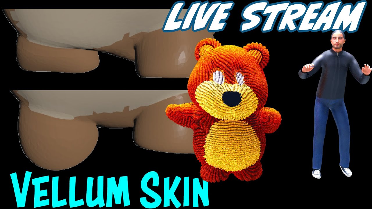 Live Stream on Vellum Skin for Character Animation! - YouTube