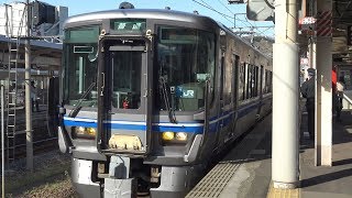 【4K】JR北陸本線　普通列車521系電車　ｻﾜE02編成　敦賀駅発車