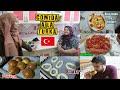 COMIDA TURCA 🇹🇷 Apio & Yogurt 🍆Berenjenas + Pan Simit | Mexicana En Turquía