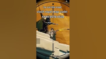Try out the clash royal fortnite map: 5444-9578-0538 #fortnite #gaming #viral #clashroyale #ad