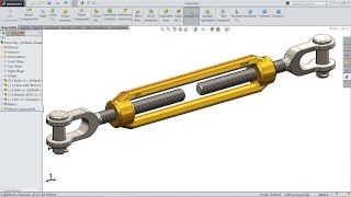 Solidworks tutorial | sketch turnbuckle in Solidworks