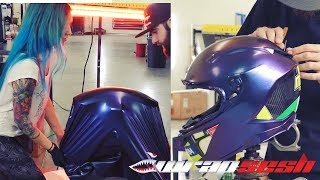 Beauty and the Bikes: Vinyl Wrapping Motorcycles
