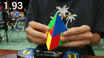 1.92 Official Pyraminx Average (First Sub 2!）