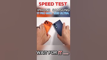“iPhone 17 Pro Max vs Samsung S25 Ultra Speed Test”