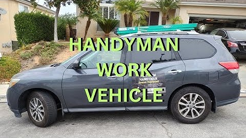 Handyman Work Vehicle Tour 2024