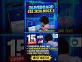 Oliveboard CGL mock 3 sectional Timing 15min #ssc #ssccgl #mocktest #youtubeshorts #shortfeed