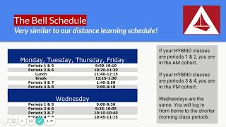 Hyrbrid Schedule Instructions Spring 2021