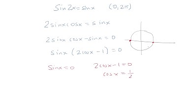 sin 2x = sin x