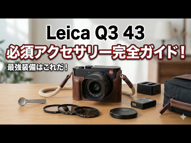 ライカQ3 43用に購入したアクセサリを紹介！ - YouTube