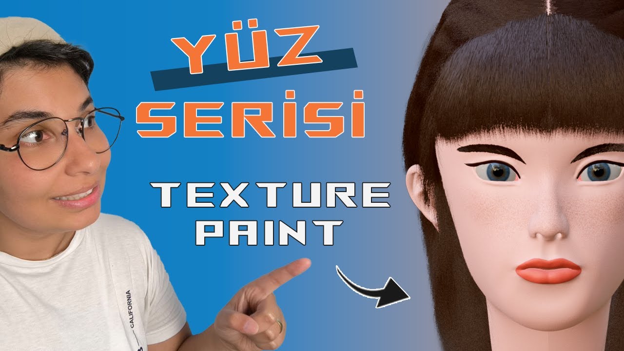 Blender - Texture Paint - (Yüz Modelleme Serisi #10) - YouTube