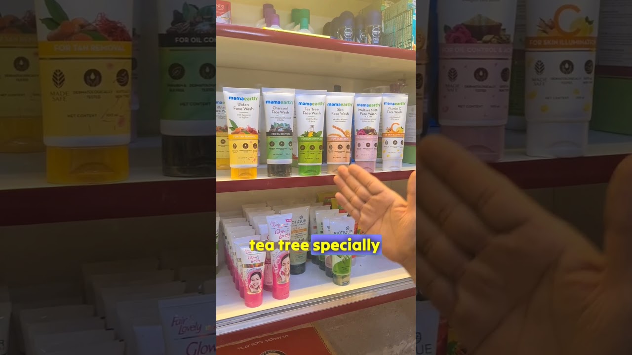 MAMAEARTH KE ITNE SAARE TYPES KE FACEWASH🤯😮 | #shorts #short #youtubeshorts #rationguruji #facewash