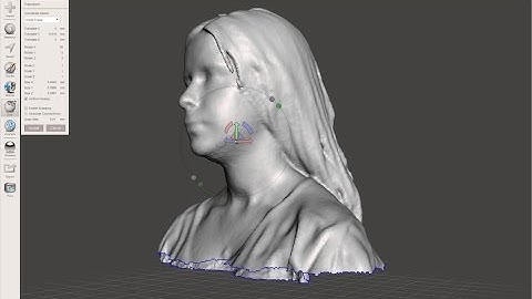 Meshmixer -  3D scan cleanup/repair Method 1