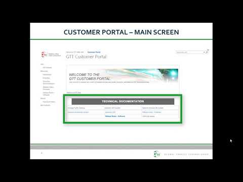 How to access GTT's Customer Portal