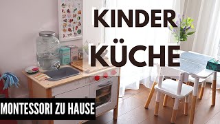 MONTESSORI STEP by STEP: Küche und Essbereich  für Kinder gestalten || VORBEREITETE UMGEBUNG ZUHAUSE