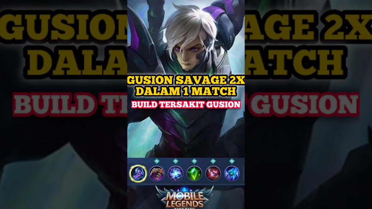 yang penting kan freestyle dulu boss | gusion savage 2x dalam 1 match🔥