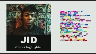 JID - HotBox - Lyrics, Rhymes Highlighted (078)