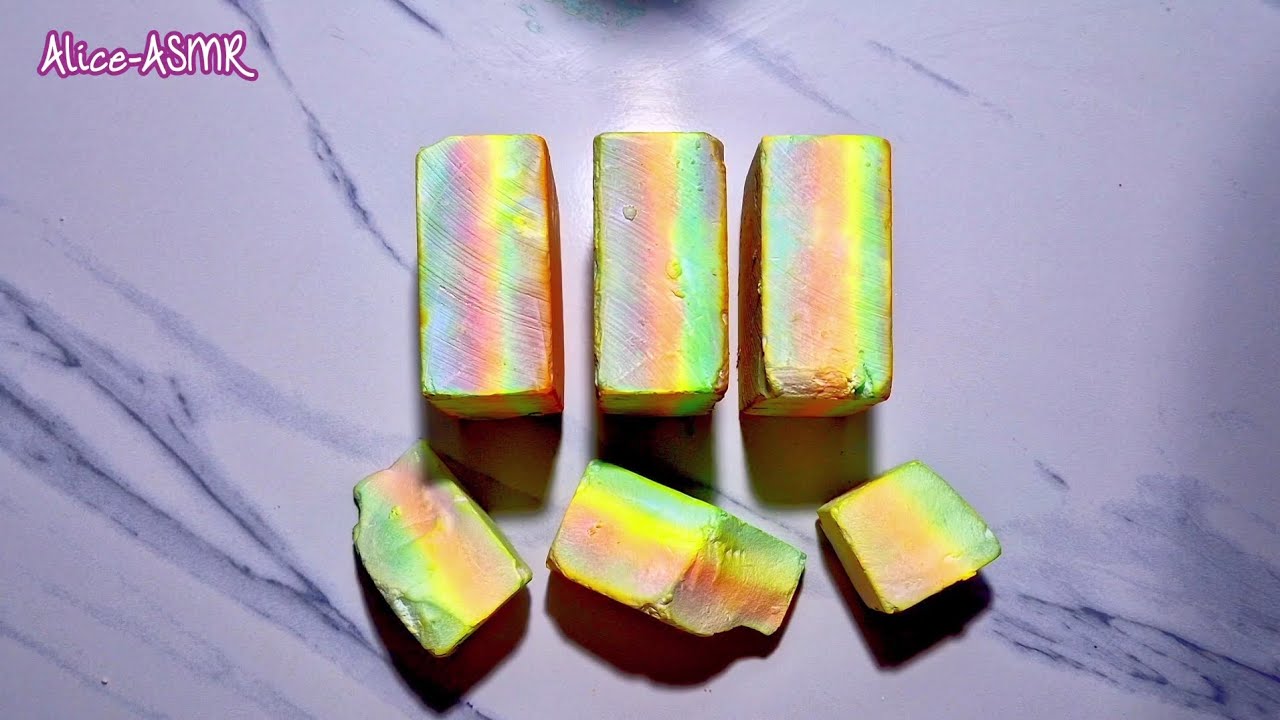 Rainbow Dyed Gym Chalk | CRISPY OVERLOAD - YouTube