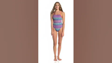 Speedo Flipturns Women's Play Daze Propel Back One Piece Swimsuit | SwimOutlet.com