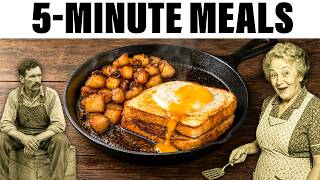 25 FORGOTTEN Poor Man 5 Minute Meals for Seniors Living Alone