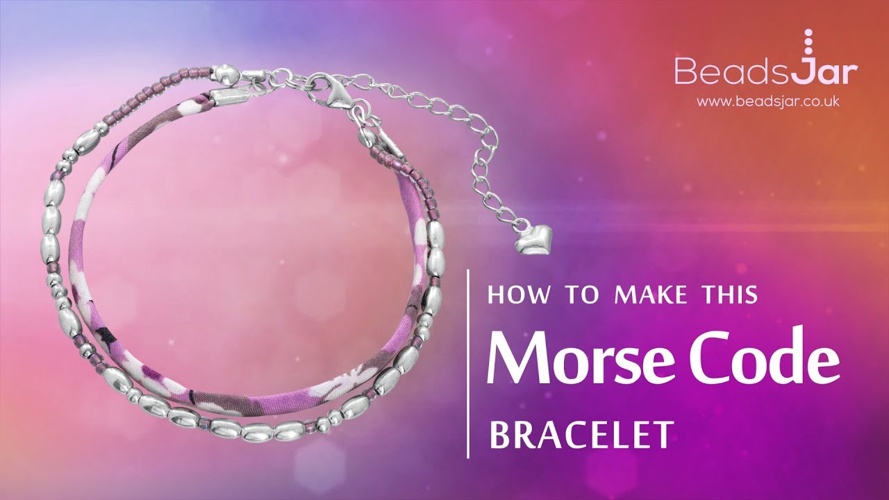 1box Fashion Plain DIY Bead & 1pc Elastic Thread & 1pc Scissors For Women  For DIY Morse Code Bracelet Making