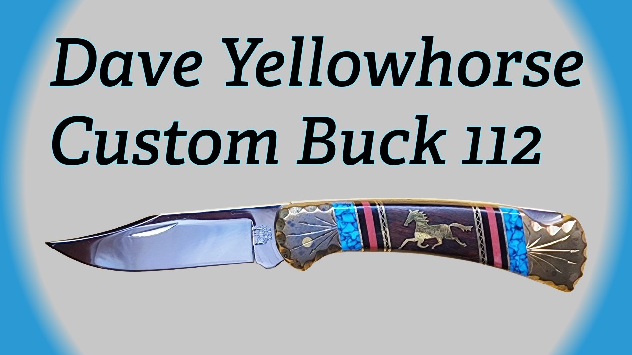 An AMAZING Dave Yellowhorse Custom Buck 112! - YouTube