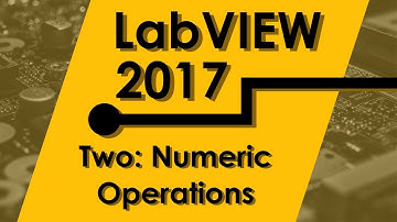 Introduction Course to LabVIEW|| Lesson 2: Numeric and Arithmetic Operations
