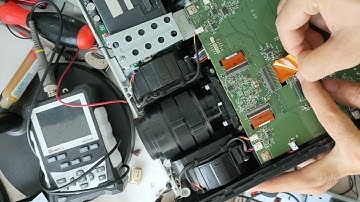 Sony Projector vpl-dx131 lcd picture problem, Holizontal line